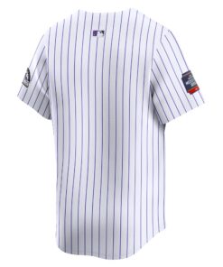 Men's Colorado Rockies Nike White 2024 MLB World Tour Mexico City Series Home Limited Jersey