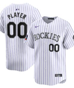 Men's Colorado Rockies Nike White 2024 MLB World Tour Mexico City Series Home Limited Pick-A-Player Jersey