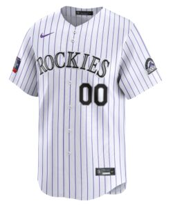 Men's Colorado Rockies Nike White 2024 MLB World Tour Mexico City Series Home Limited Pick-A-Player Jersey