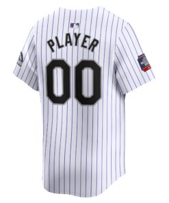 Men's Colorado Rockies Nike White 2024 MLB World Tour Mexico City Series Home Limited Pick-A-Player Jersey