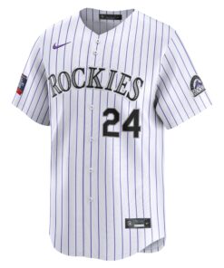 Men's Colorado Rockies Ryan McMahon Nike White 2024 MLB World Tour Mexico City Series Home Limited Player Jersey