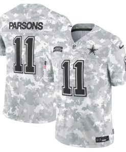 Men's Dallas Cowboys Micah Parsons Nike Arctic Camo 2024 Salute to Service Limited Jersey