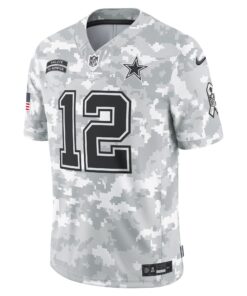 Men's Dallas Cowboys Roger Staubach Nike Arctic Camo 2024 Salute to Service Retired Player Limited Jersey