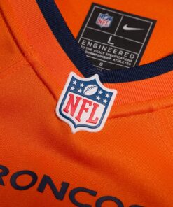 Men's Denver Broncos Bo Nix Nike Orange Player Game Jersey