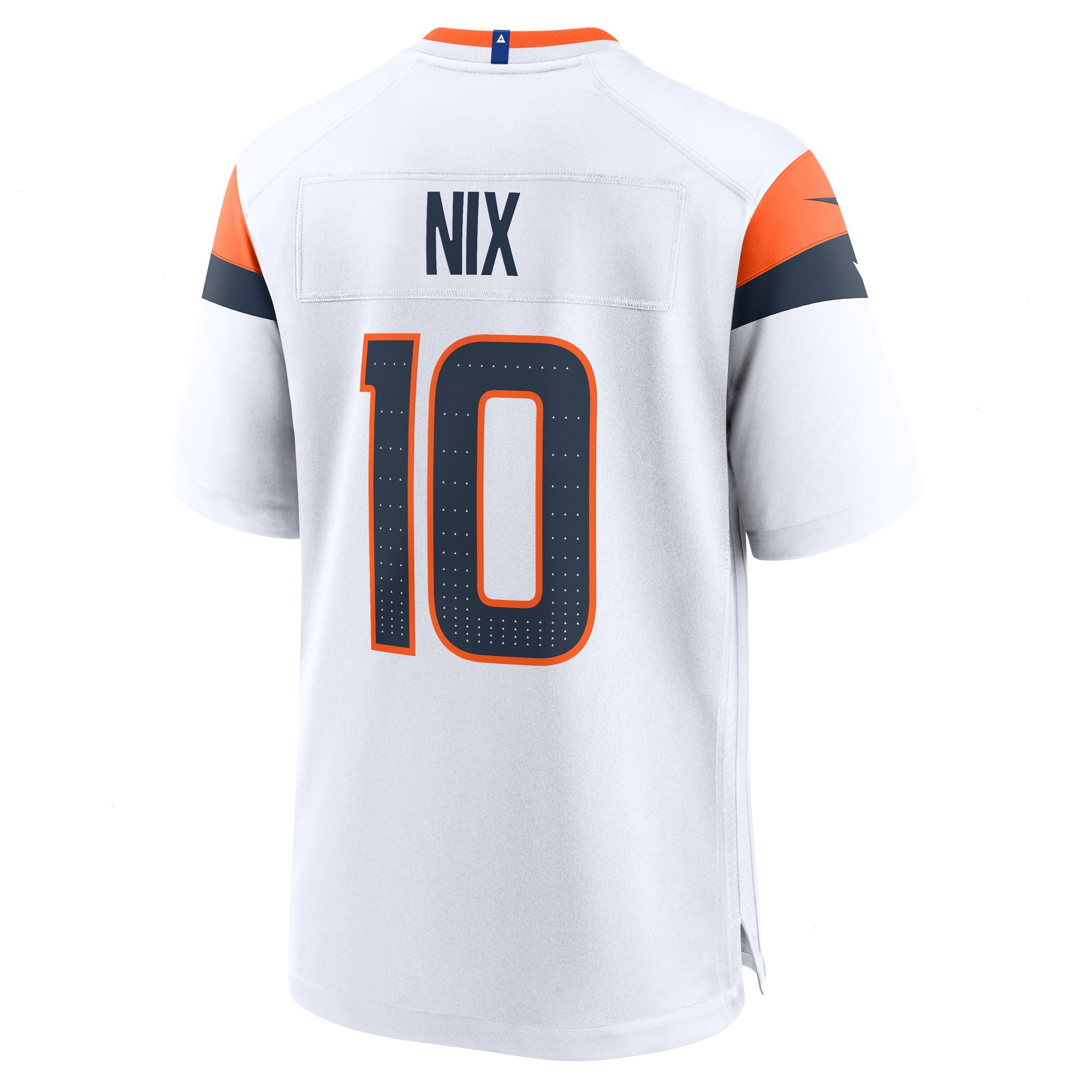 Men's Denver Broncos Bo Nix Nike White Game Jersey