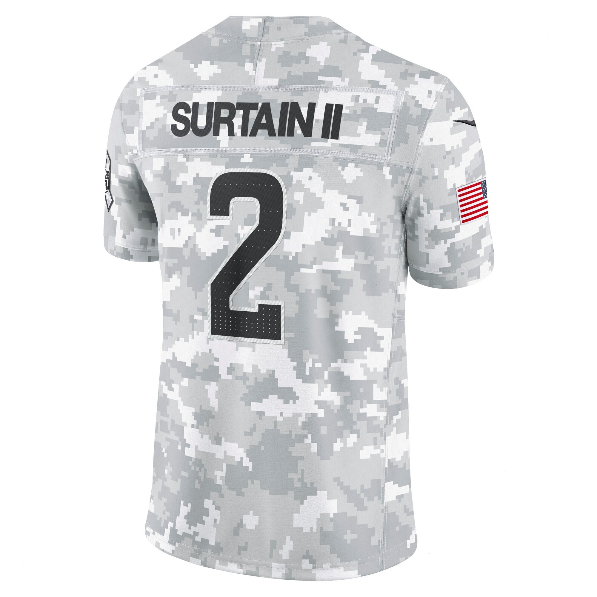 Men's Denver Broncos Patrick Surtain II Nike Arctic Camo 2024 Salute to Service Limited Jersey