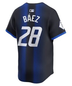 Men's Detroit Tigers Javier Baez Nike Navy 2024 City Connect Limited Jersey