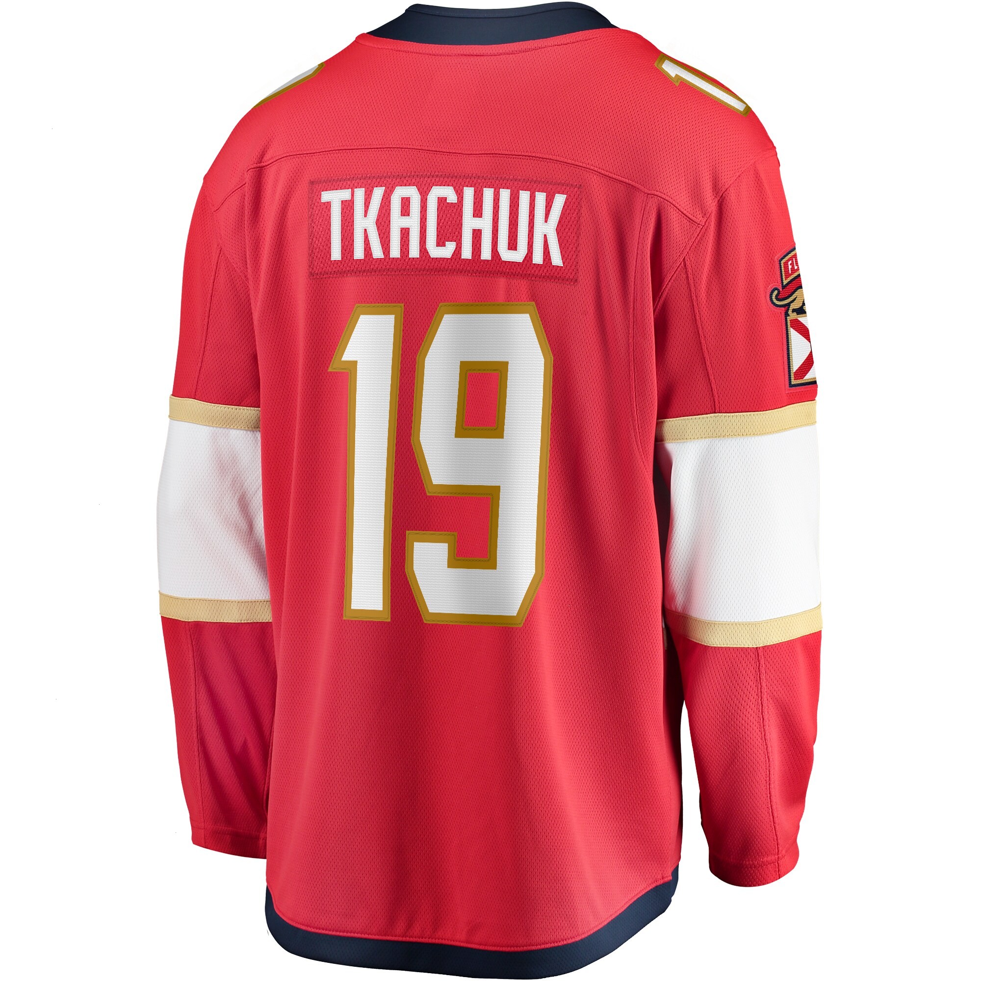 Men's Florida Panthers Matthew Tkachuk Fanatics Red Home 2024 Stanley Cup Champions Breakaway Player Jersey