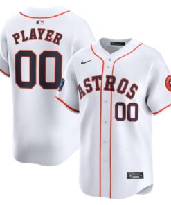 Men's Houston Astros Nike White 2024 MLB World Tour Mexico City Series Home Limited Pick-A-Player Jersey