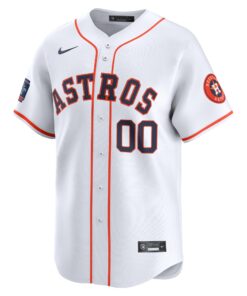 Men's Houston Astros Nike White 2024 MLB World Tour Mexico City Series Home Limited Pick-A-Player Jersey
