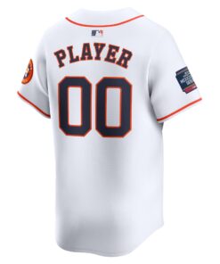 Men's Houston Astros Nike White 2024 MLB World Tour Mexico City Series Home Limited Pick-A-Player Jersey