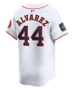 Men's Houston Astros Yordan Alvarez Nike White 2024 MLB World Tour Mexico City Series Home Limited Player Jersey