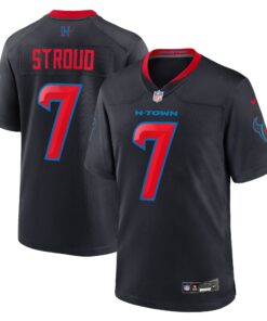 Men's Houston Texans C.J. Stroud Nike Navy 2nd Alternate Game Jersey