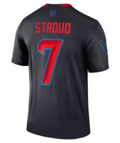 Men's Houston Texans C.J. Stroud Nike Navy 2nd Alternate Legend Player Performance Top