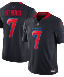 Men's Houston Texans C.J. Stroud Nike Navy 2nd Alternate Vapor F.U.S.E. Limited Jersey