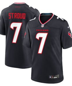 Men's Houston Texans C.J. Stroud Nike Navy Game Jersey