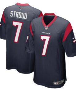 Men's Houston Texans C.J. Stroud Nike Navy Game Jersey