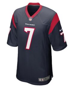 Men's Houston Texans C.J. Stroud Nike Navy Game Jersey