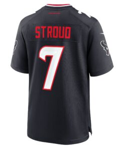 Men's Houston Texans C.J. Stroud Nike Navy Game Jersey