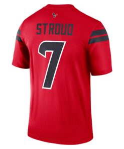 Men's Houston Texans C.J. Stroud Nike Red Alternate Legend Player Performance Top