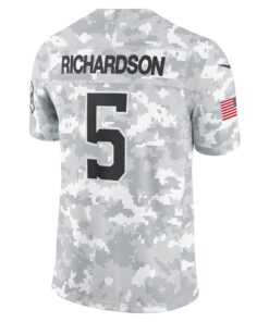 Men's Indianapolis Colts Anthony Richardson Nike Arctic Camo 2024 Salute to Service Limited Jersey