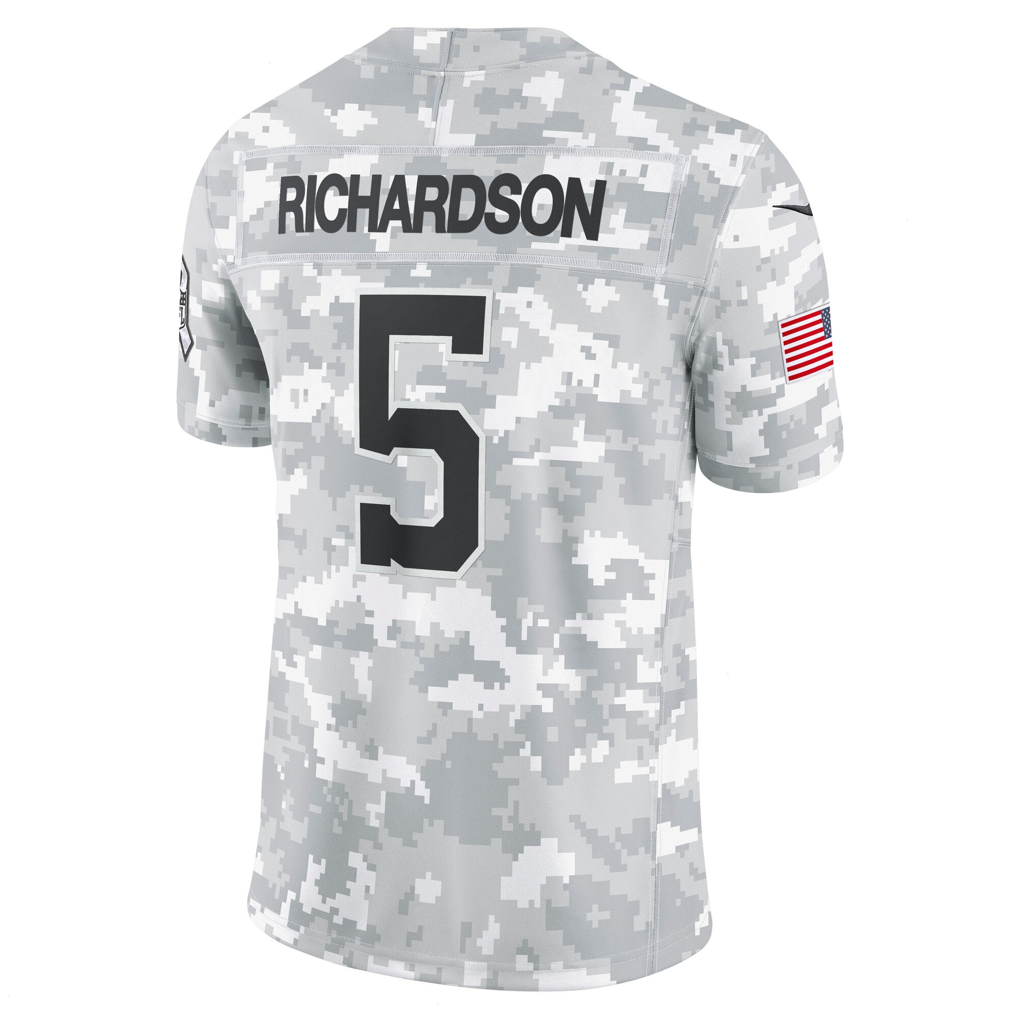 Men's Indianapolis Colts Anthony Richardson Nike Arctic Camo 2024 Salute to Service Limited Jersey