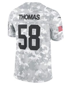 Men's Kansas City Chiefs Derrick Thomas Nike Arctic Camo 2024 Salute to Service Retired Player Limited Jersey