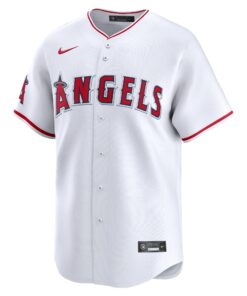 Men's Los Angeles Angels Nike White 2024 Jackie Robinson Day Home Limited Jersey