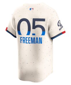 Men's Los Angeles Dodgers Freddie Freeman Nike Cream 2024 City Connect Limited Player Jersey