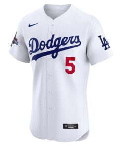 Men's Los Angeles Dodgers Freddie Freeman Nike White 2024 World Series Champions Home Elite Player Jersey