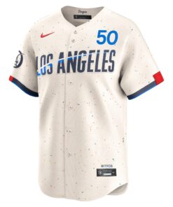 Men's Los Angeles Dodgers Mookie Betts Nike Cream 2024 City Connect Limited Player Jersey