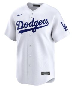 Men's Los Angeles Dodgers Nike White 2024 Jackie Robinson Day Home Limited Jersey