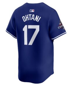 Men's Los Angeles Dodgers Shohei Ohtani Nike Royal 2024 World Series Champions Alternate Limited Player Jersey
