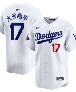 Men's Los Angeles Dodgers Shohei Ohtani Nike White 2024 World Series Champions Japanese Characters Limited Player Jersey