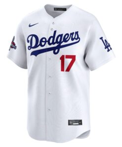 Men's Los Angeles Dodgers Shohei Ohtani Nike White 2024 World Series Champions Japanese Characters Limited Player Jersey