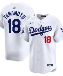 Men's Los Angeles Dodgers Yoshinobu Yamamoto Nike White 2024 World Series Champions Home Limited Player Jersey