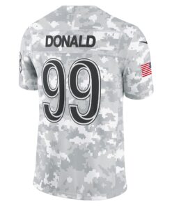 Men's Los Angeles Rams Aaron Donald Nike Arctic Camo 2024 Salute to Service Retired Player Limited Jersey