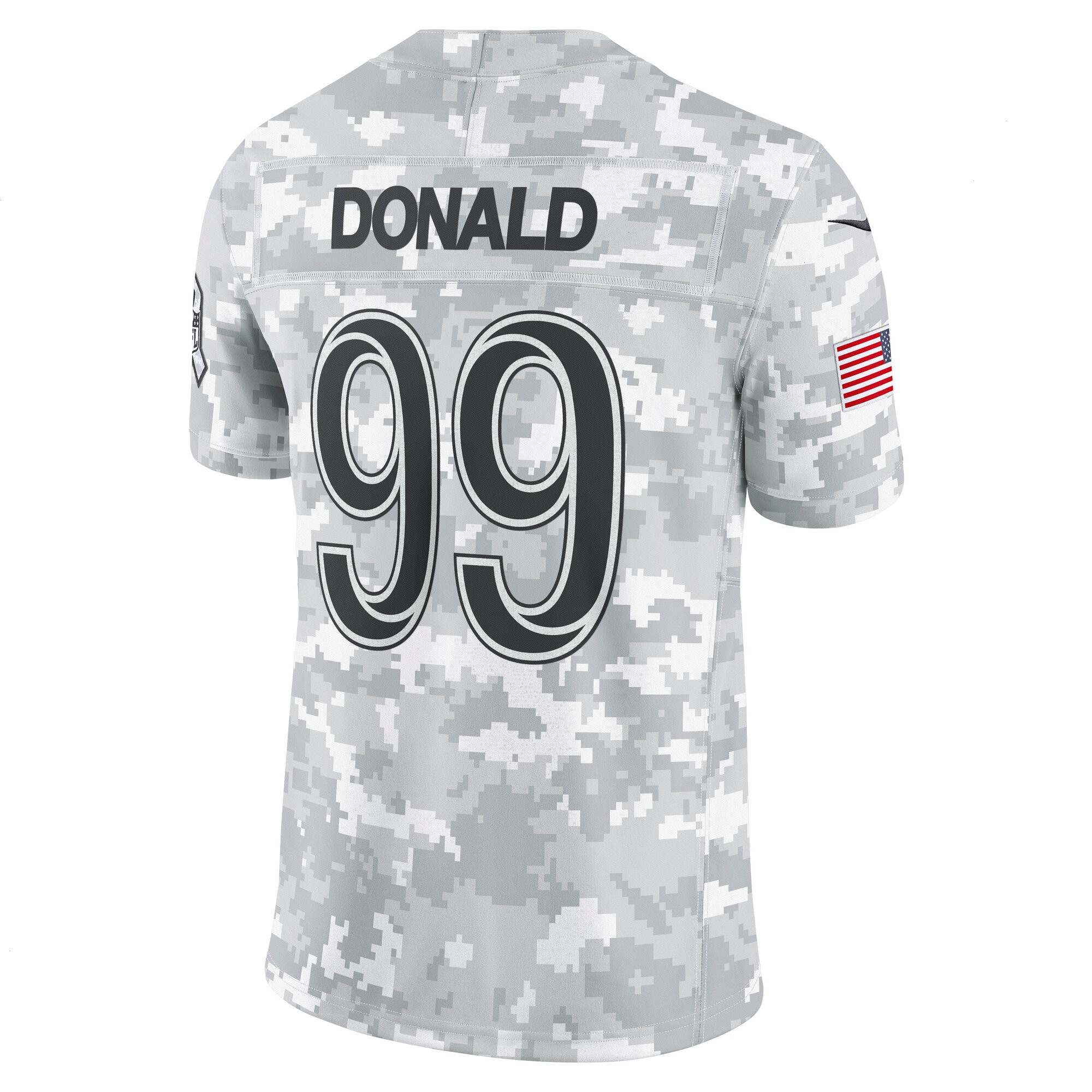 Men's Los Angeles Rams Aaron Donald Nike Arctic Camo 2024 Salute to Service Retired Player Limited Jersey