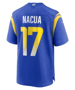 Men's Los Angeles Rams Puka Nacua Nike Royal Home Game Jersey
