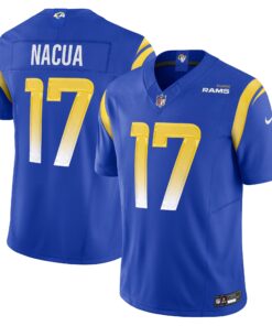 Men's Los Angeles Rams Puka Nacua Nike Royal Vapor F.U.S.E. Limited Jersey