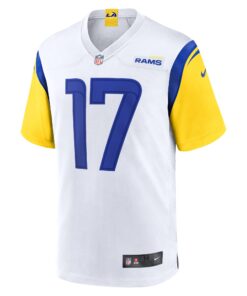 Men's Los Angeles Rams Puka Nacua Nike White Game Jersey
