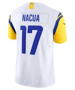 Men's Los Angeles Rams Puka Nacua Nike White Vapor F.U.S.E. Limited Jersey