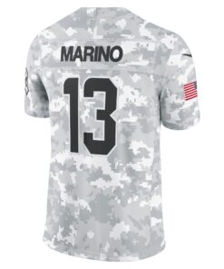 Men's Miami Dolphins Dan Marino Nike Arctic Camo 2024 Salute to Service Retired Player Limited Jersey