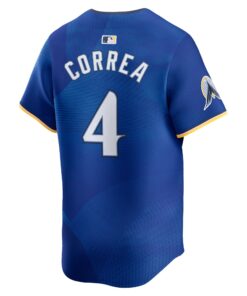 Men's Minnesota Twins Carlos Correa Nike Royal 2024 City Connect Limited Jersey
