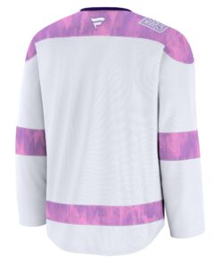 Men's Minnesota Wild Fanatics White 2024 Hockey Fights Cancer Practice Jersey