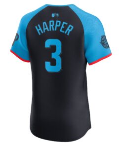 Men's National League Bryce Harper Nike Navy 2024 MLB All-Star Game Elite Player Jersey