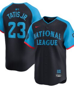 Men's National League Fernando Tatis Jr. Nike Navy 2024 MLB All-Star Game Limited Player Jersey