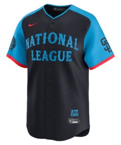 Men's National League Fernando Tatis Jr. Nike Navy 2024 MLB All-Star Game Limited Player Jersey