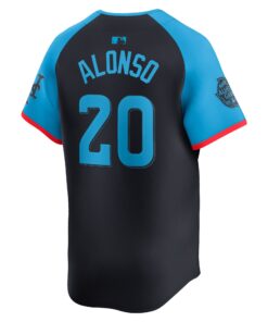 Men's National League Pete Alonso Nike Navy 2024 MLB All-Star Game Limited Player Jersey