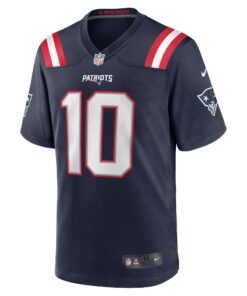 Men's New England Patriots Drake Maye Nike Navy Player Game Jersey